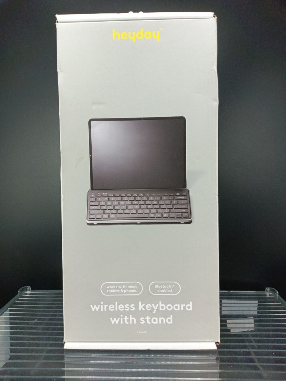Heyday Wireless Keyboard With Stand Bluetooth-Compatible - Picture 1 of 6